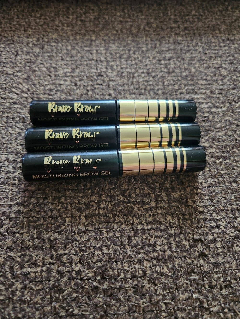 Belle Beauty By Kim Gravel Brave Brow Moisturizing Brow Gel Clear Set Of 3 New
